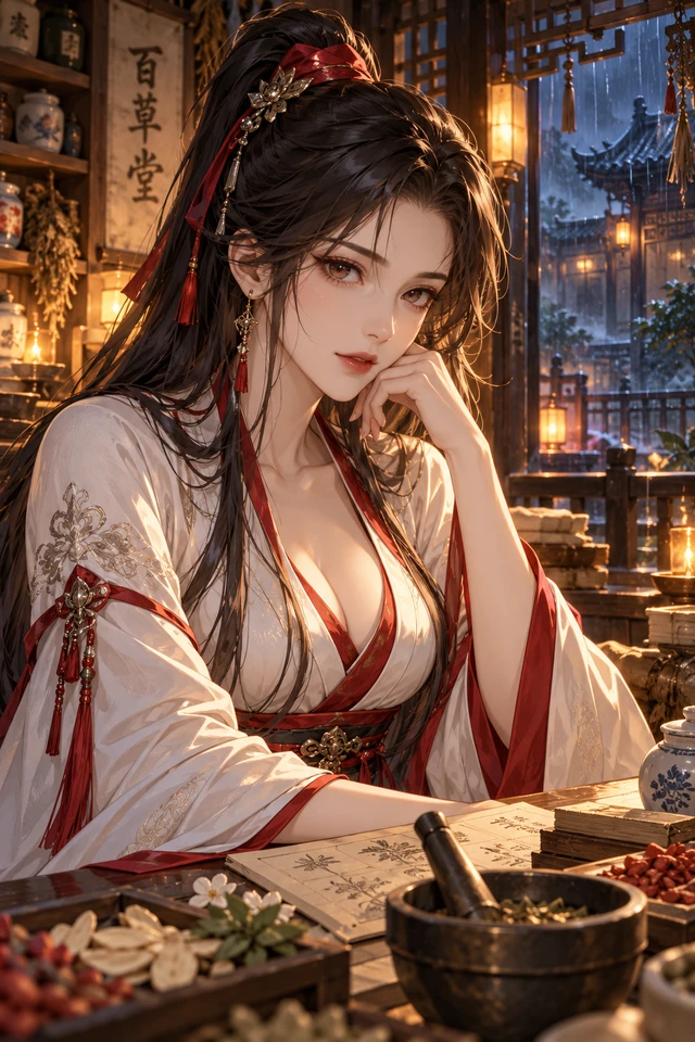 Portrait of Wen Qing